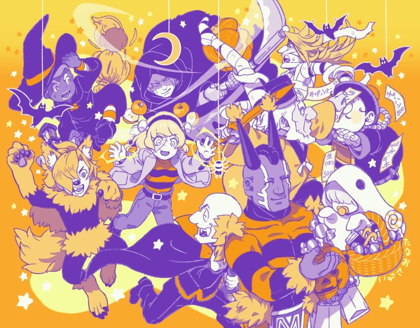 francoise arnoul, shimamura joe, jet link, albert heinrich, ivan whisky, and 5 more (cyborg 009) drawn by tanaotanako