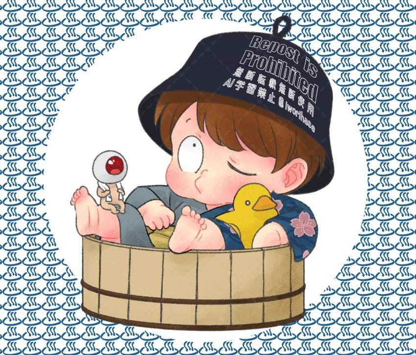 kitarou and medama oyaji (gegege no kitarou and 1 more) drawn by iworihase