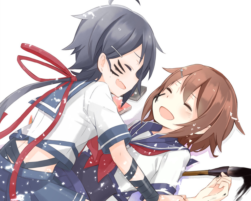 furutaka, kako, furutaka kai ni, and kako kai ni (kantai collection) drawn by b_allbrack