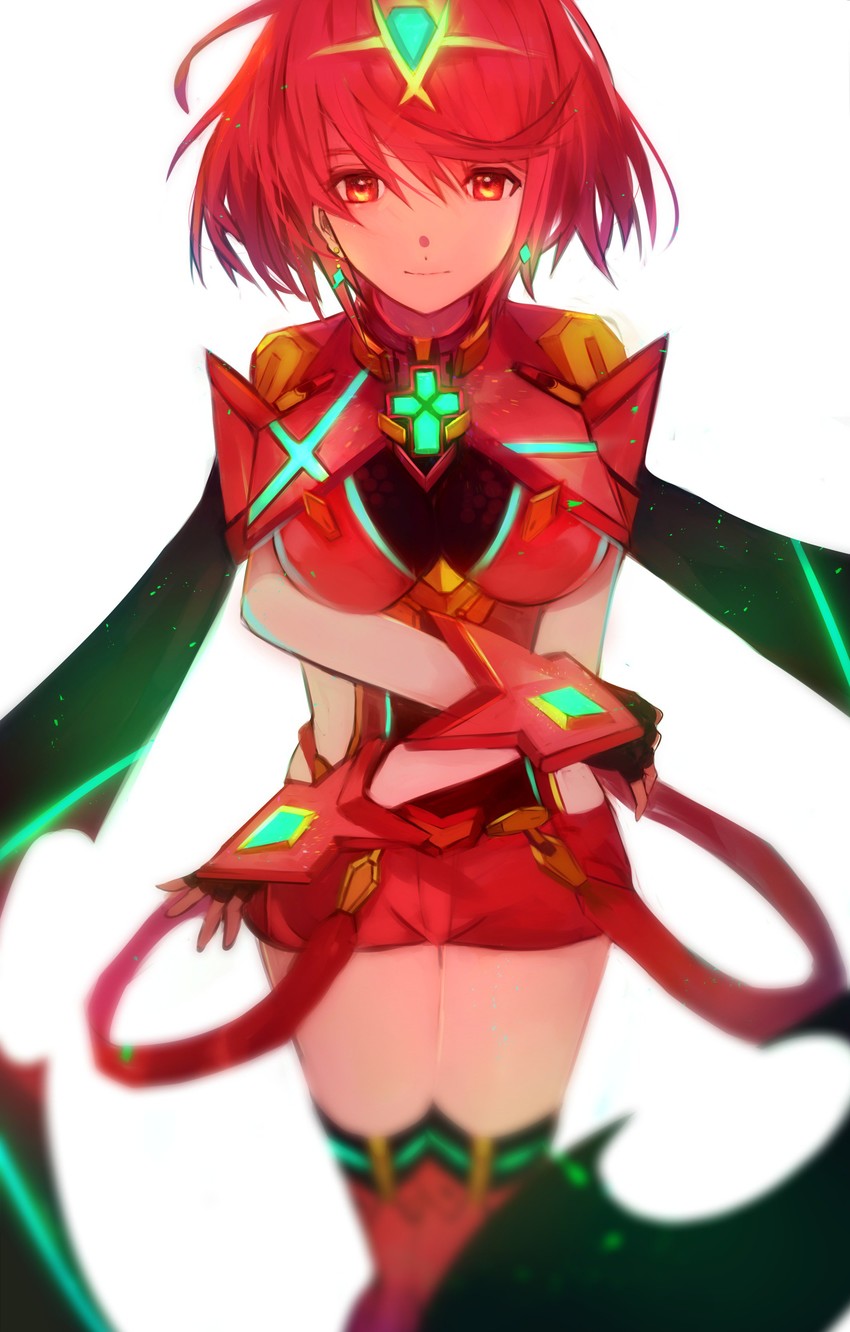 pyra (xenoblade chronicles and 1 more) drawn by tarbo_(exxxpiation)