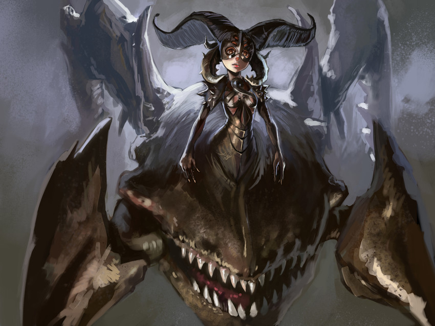 sheoldred (magic: the gathering) drawn by robert_knight