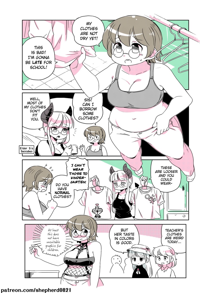 wendy, carmilla, zoey, and zoey's sister (modern mogal) drawn by shepherd0821