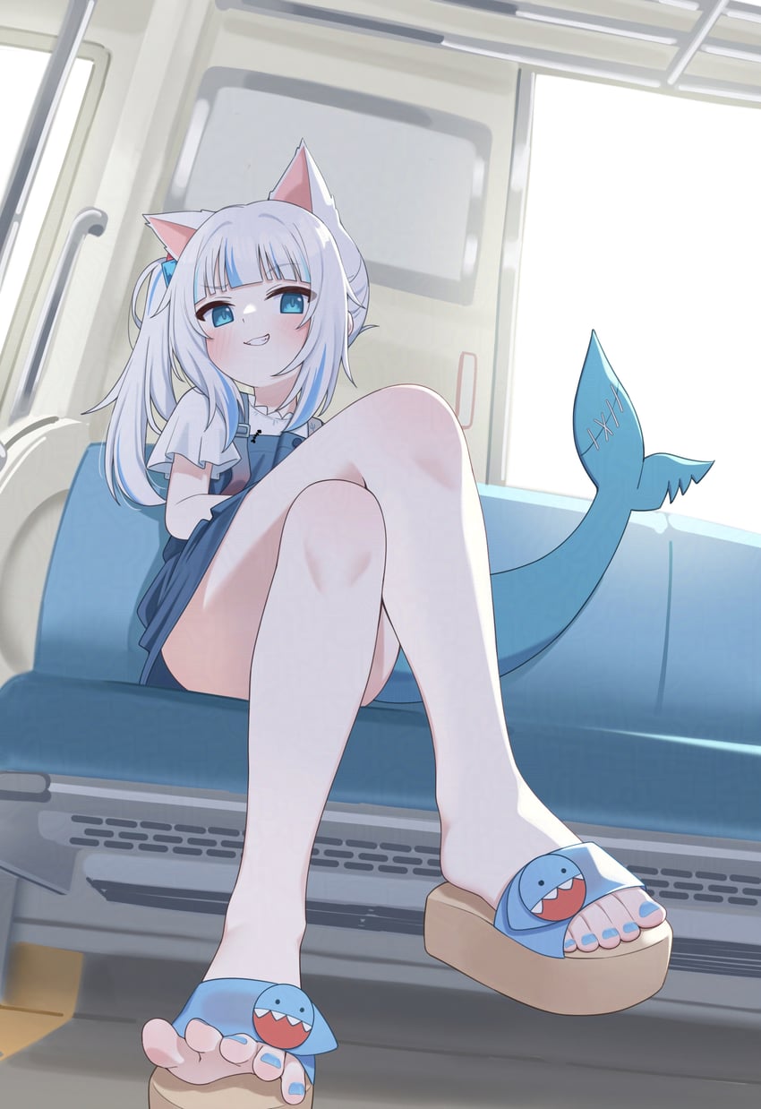 gawr gura (hololive and 1 more) drawn by ugaaaa1