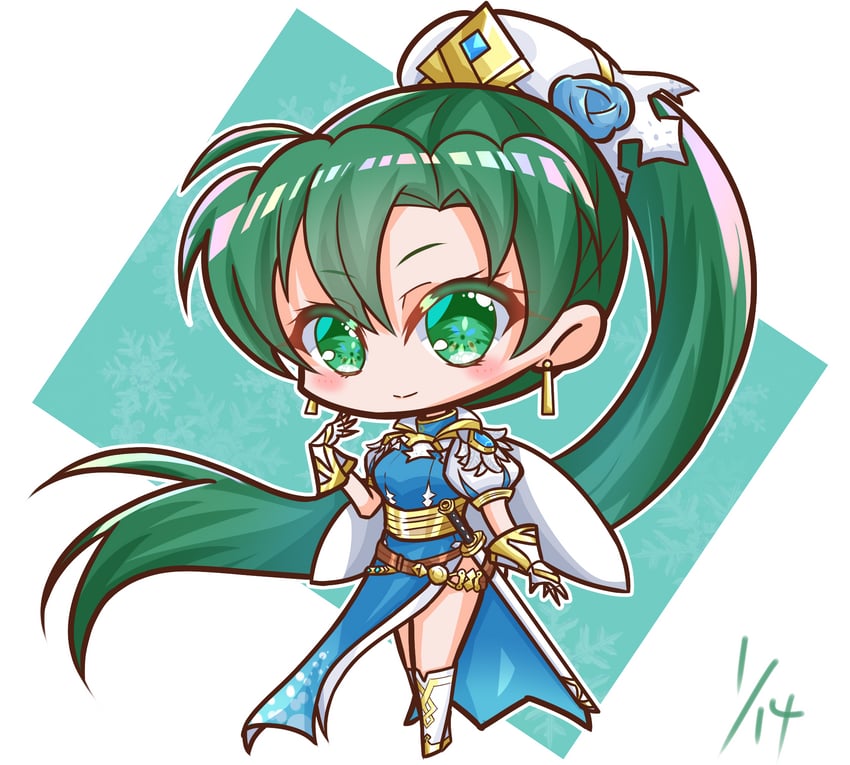 lyn (fire emblem and 2 more) drawn by griffonmask11