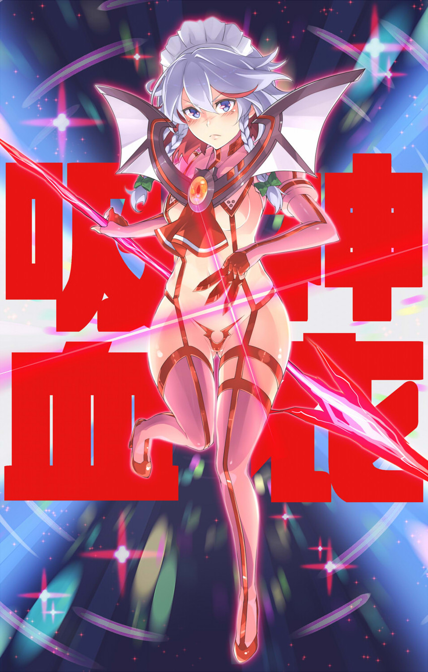 izayoi sakuya (touhou and 1 more) drawn by makita_(twosidegekilove)