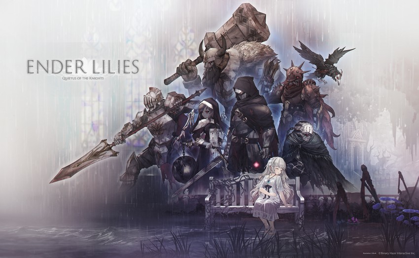 lily, umbral knight, ulv the mad knight, guardian siegrid, knight captain julius, and 2 more (original and 1 more) drawn by miv4t