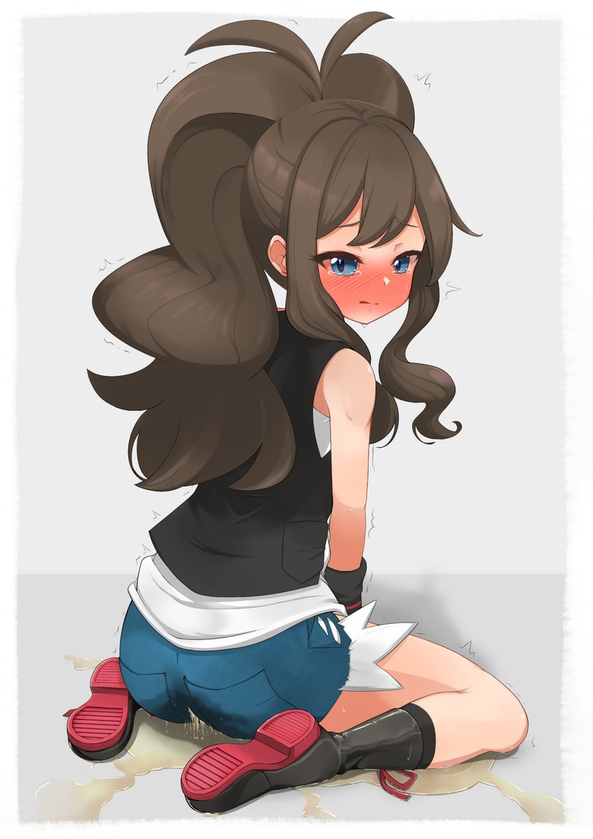 hilda (pokemon and 1 more) drawn by mizuumi_(expanse_lake)