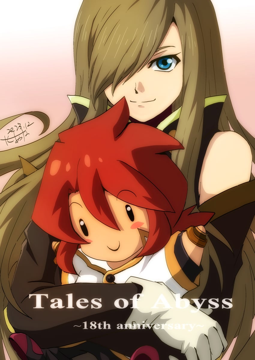 tear grants and luke fon fabre (tales of and 1 more) drawn by akane_kazami