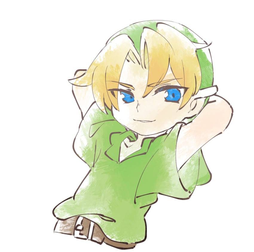 link and young link (the legend of zelda and 1 more) drawn by ukata