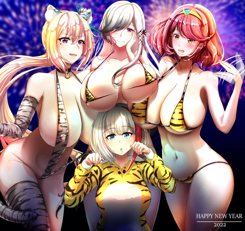 pyra, admiral graf spee, kawakami mai, and dunkerque (azur lane and 3 more) drawn by rendezvouz's_alba