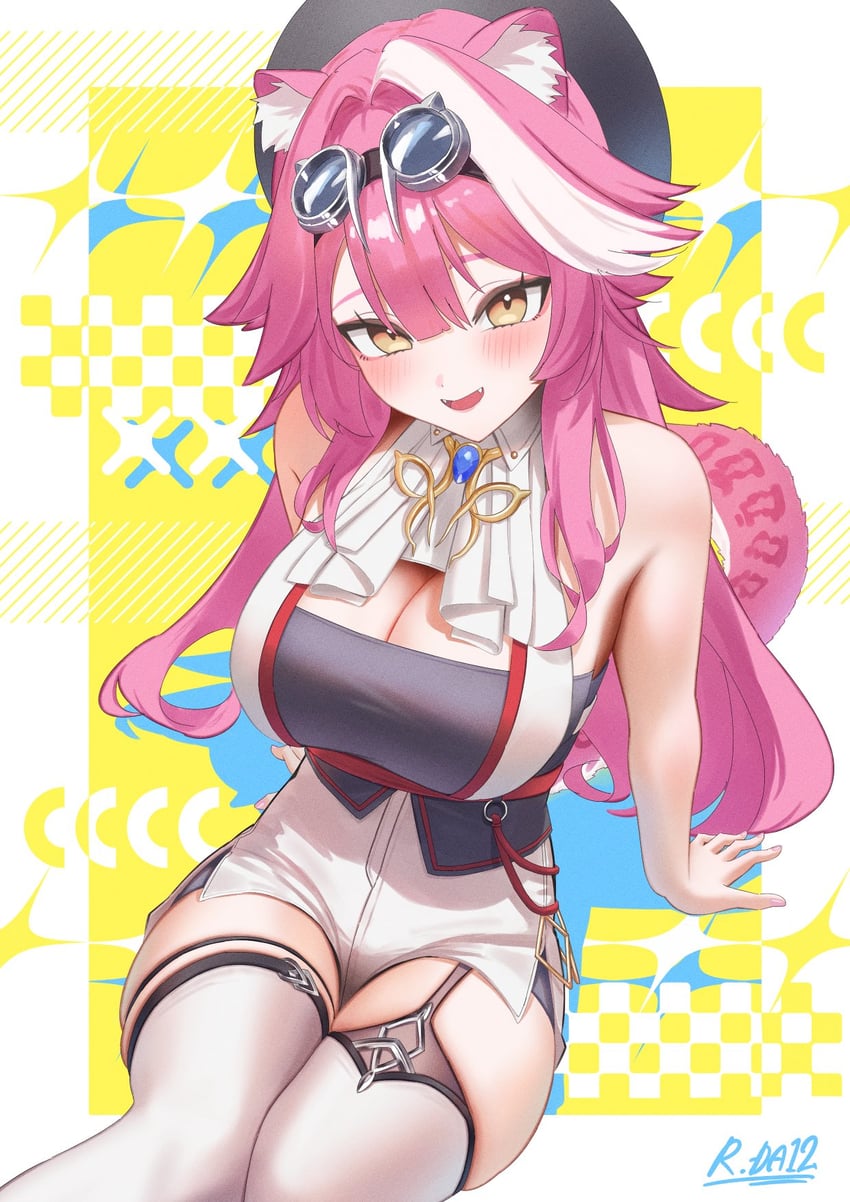 raora panthera (hololive and 1 more) drawn by nattoushouyu3