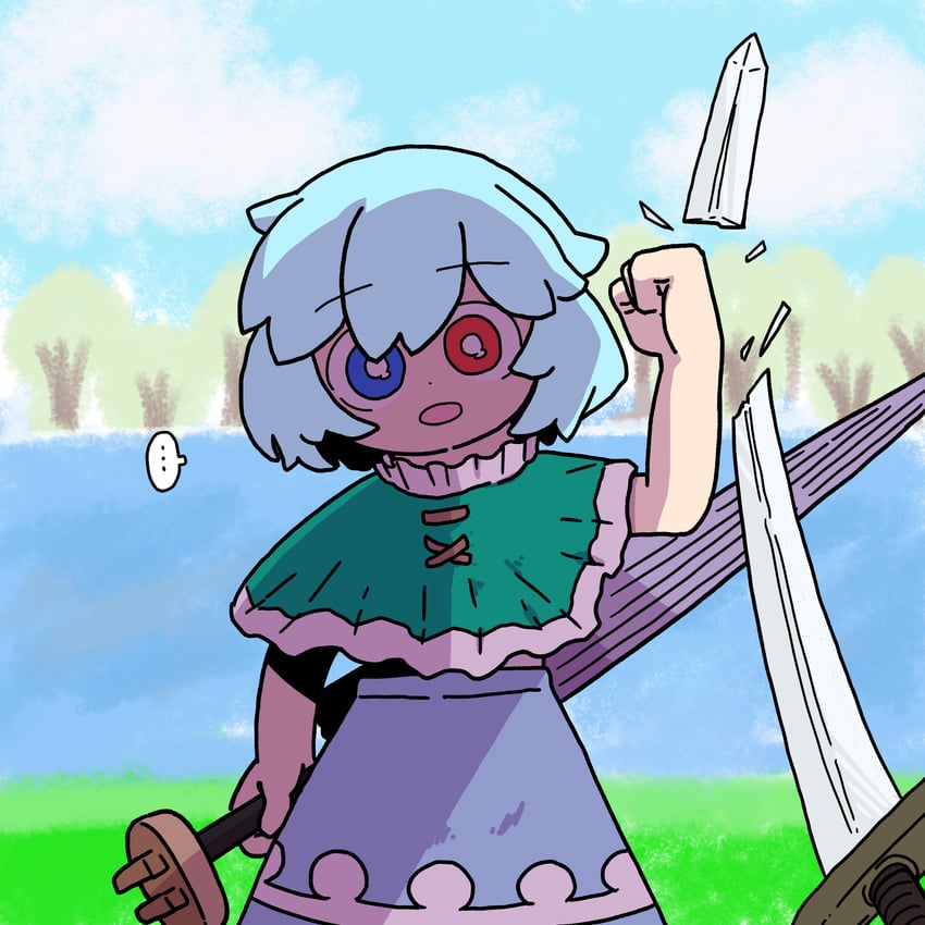 tatara kogasa and mioto (touhou and 1 more) drawn by muimui_(4242564muimui)