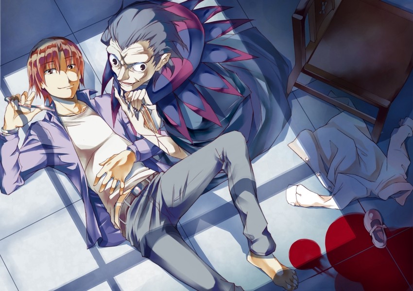 gilles de rais and uryuu ryuunosuke (fate and 1 more) drawn by inomata_mamoru