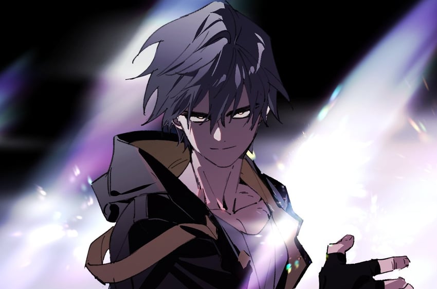 trailblazer and caelus (honkai and 1 more) drawn by bacontomato