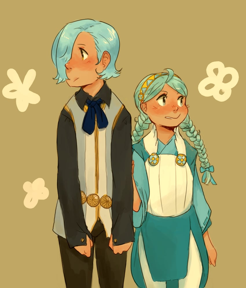 nina and shigure (fire emblem and 1 more) drawn by sonschmarn