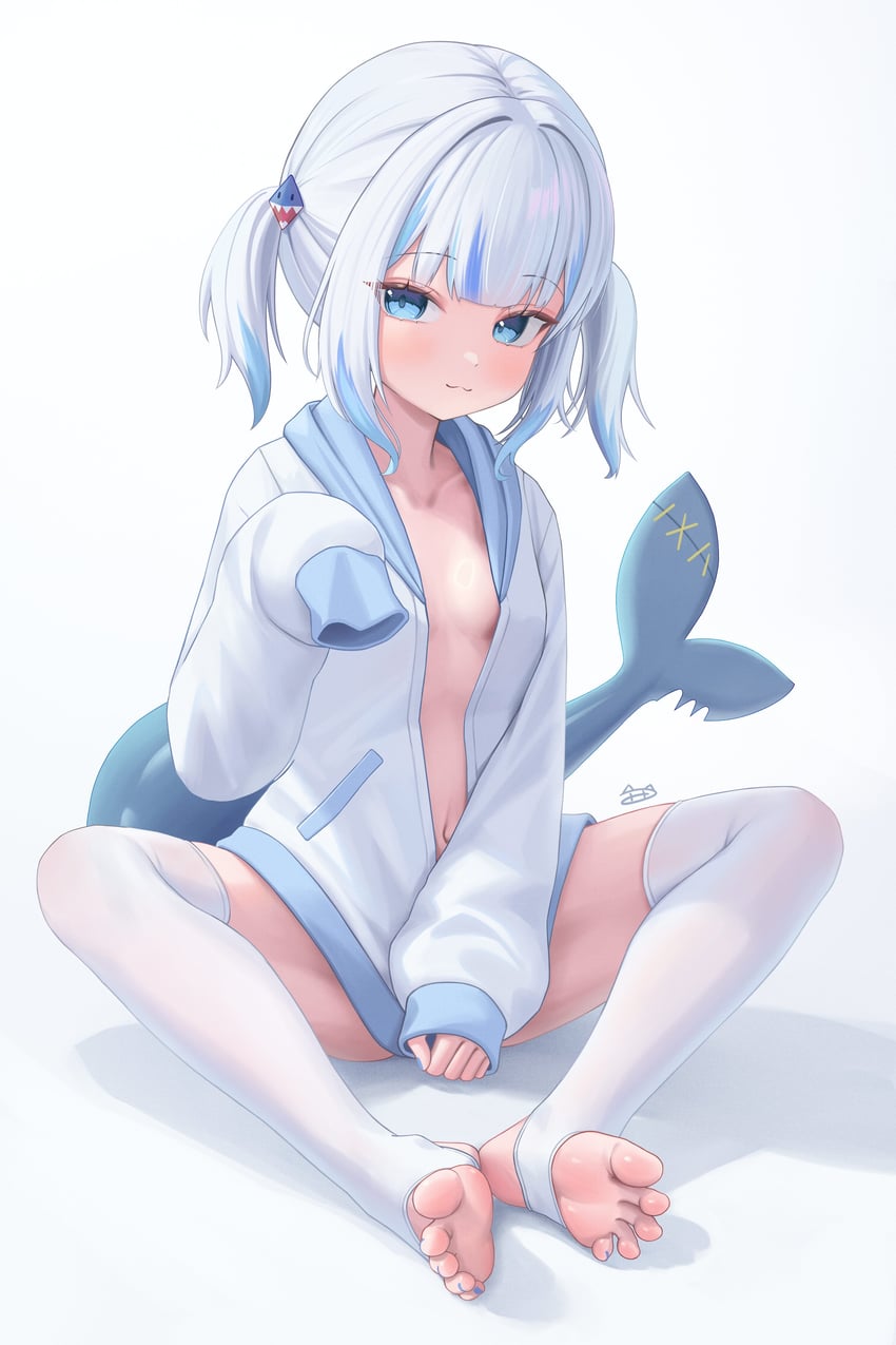 gawr gura (hololive and 1 more) drawn by fpvjoe