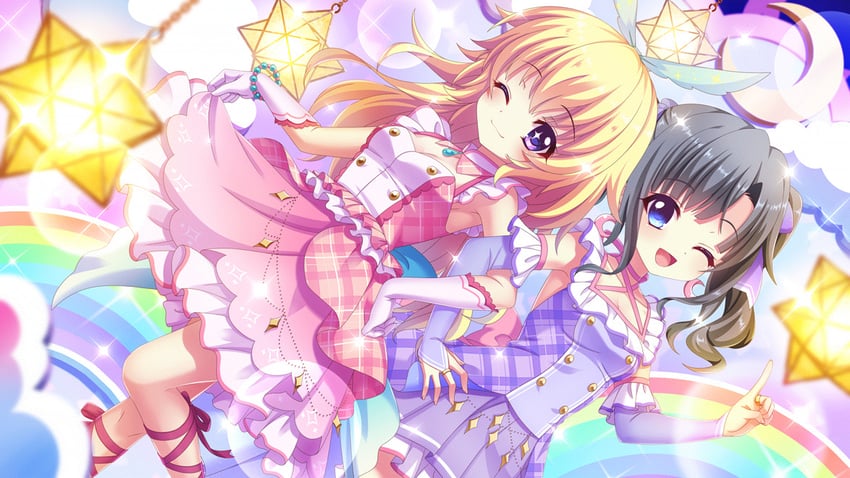 itsumura yukari and hasegawa mii (re:stage!) drawn by izumi_tsubasu