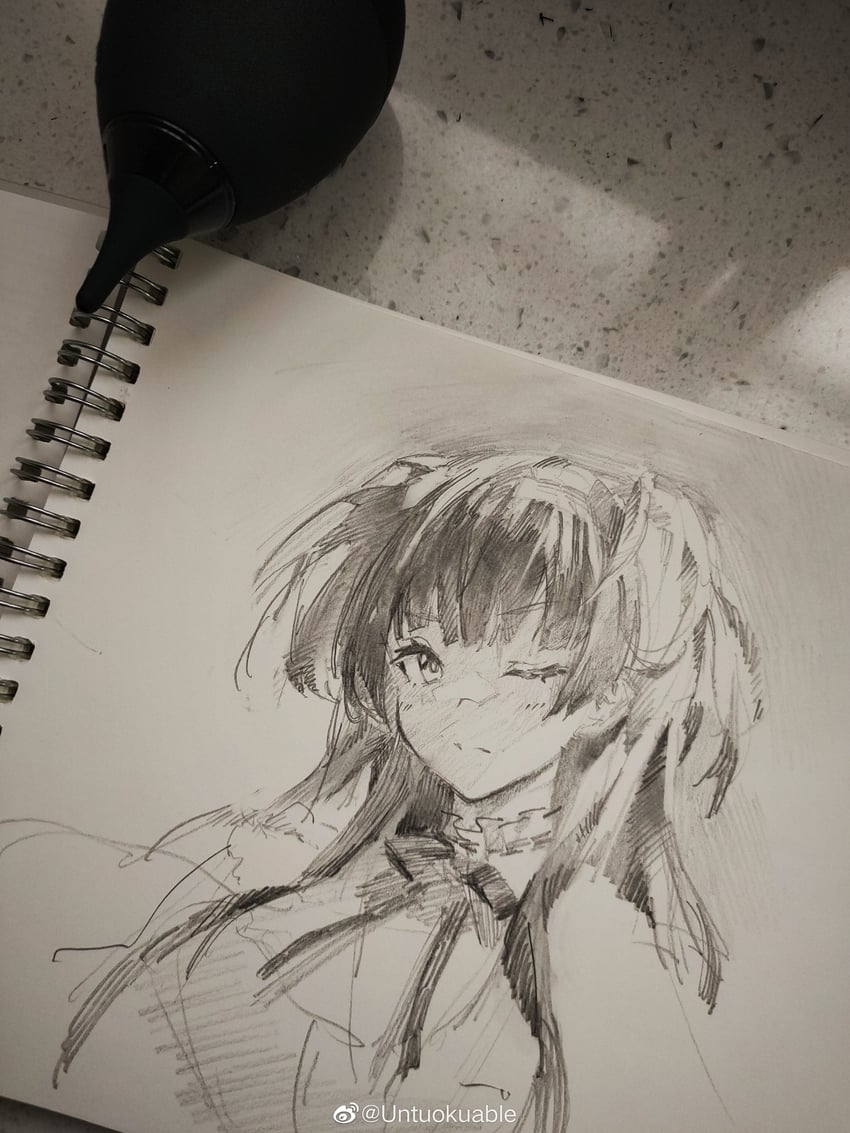 mayuzumi fuyuko (idolmaster and 1 more) drawn by aituoku
