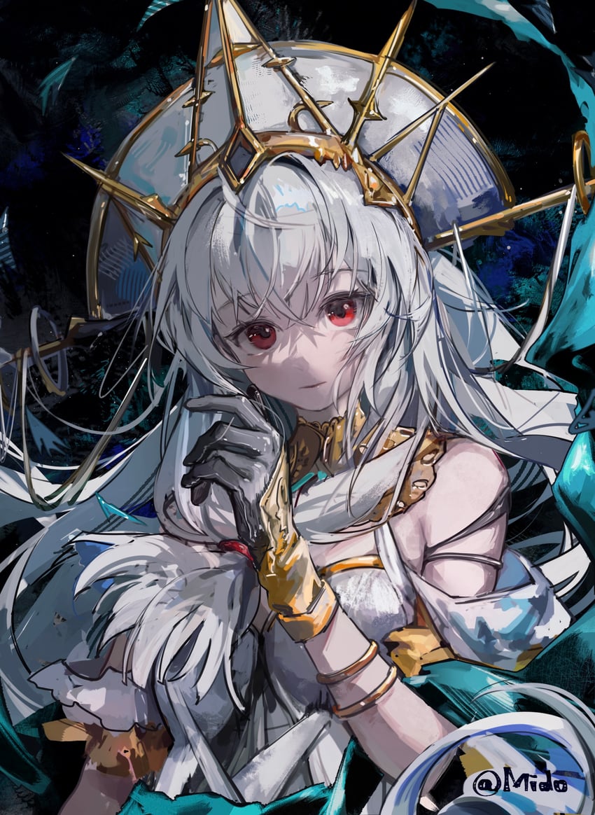 skadi and skadi the corrupting heart (arknights) drawn by mido_(mido_chen)