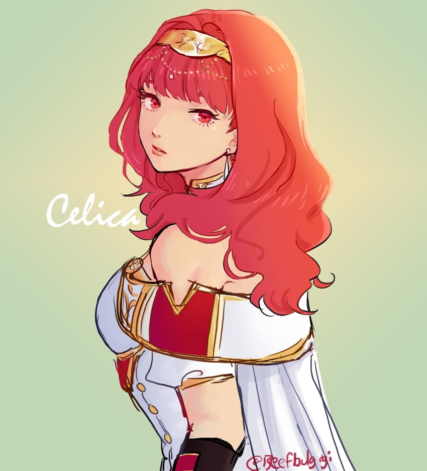 celica (fire emblem and 1 more) drawn by tofucakes