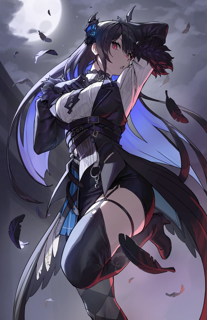nerissa ravencroft (hololive and 1 more) drawn by heywowart