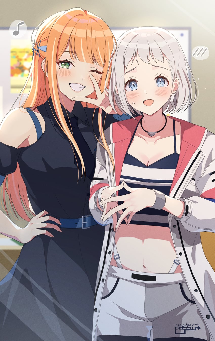 katsuragi lilja and shiun sumika (idolmaster and 1 more) drawn by juu_10