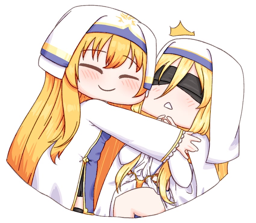 priestess and sword maiden (goblin slayer!) drawn by masequiredcat