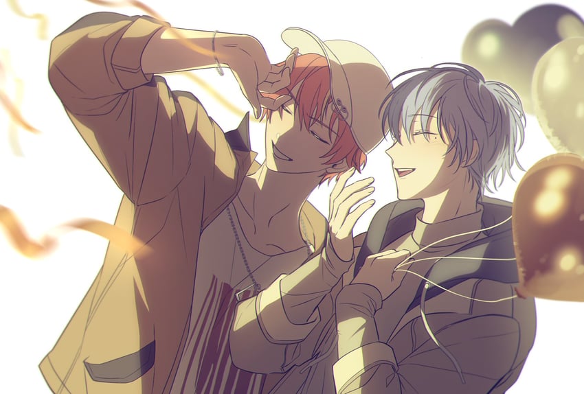 shinonome akito and aoyagi touya (project sekai) drawn by np8_8