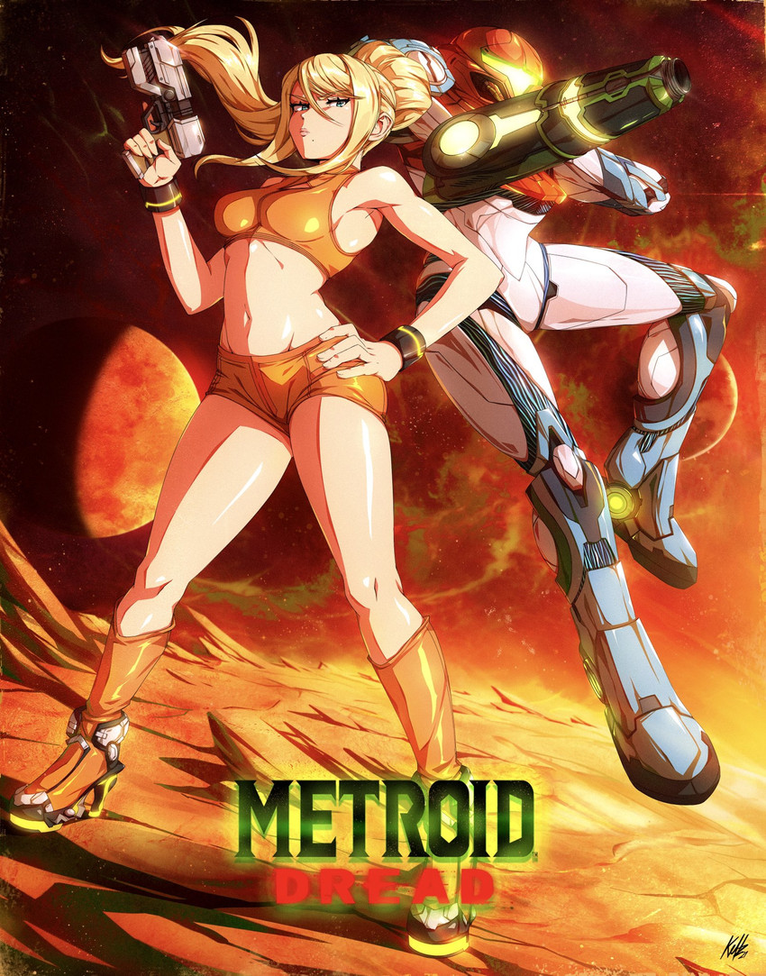samus aran (super smash bros. and 3 more) drawn by kellzallday