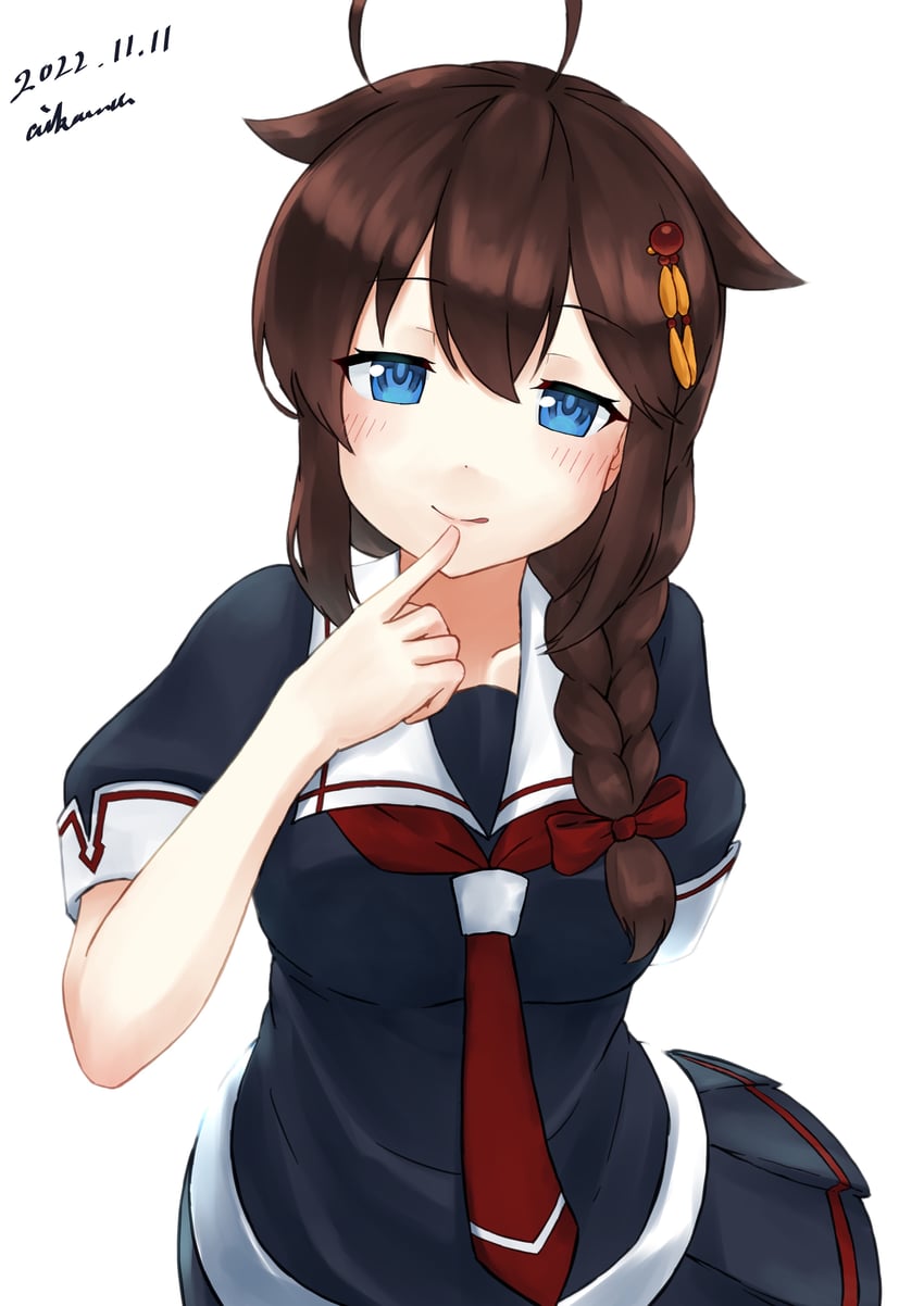 shigure and shigure kai ni (kantai collection) drawn by igarashi_(whale_shark_sig)