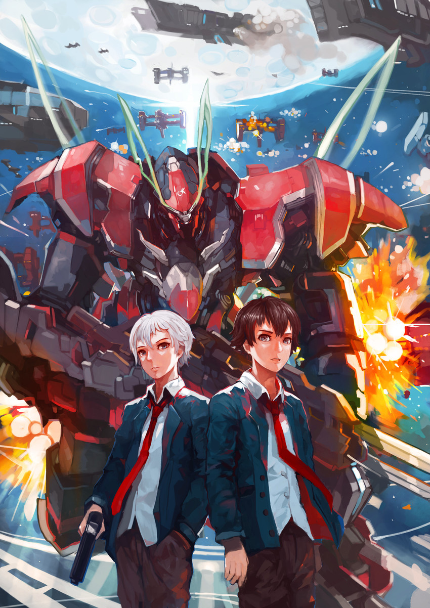 l-elf, tokishima haruto, and valvrave i (kakumeiki valvrave) drawn by alchemaniac