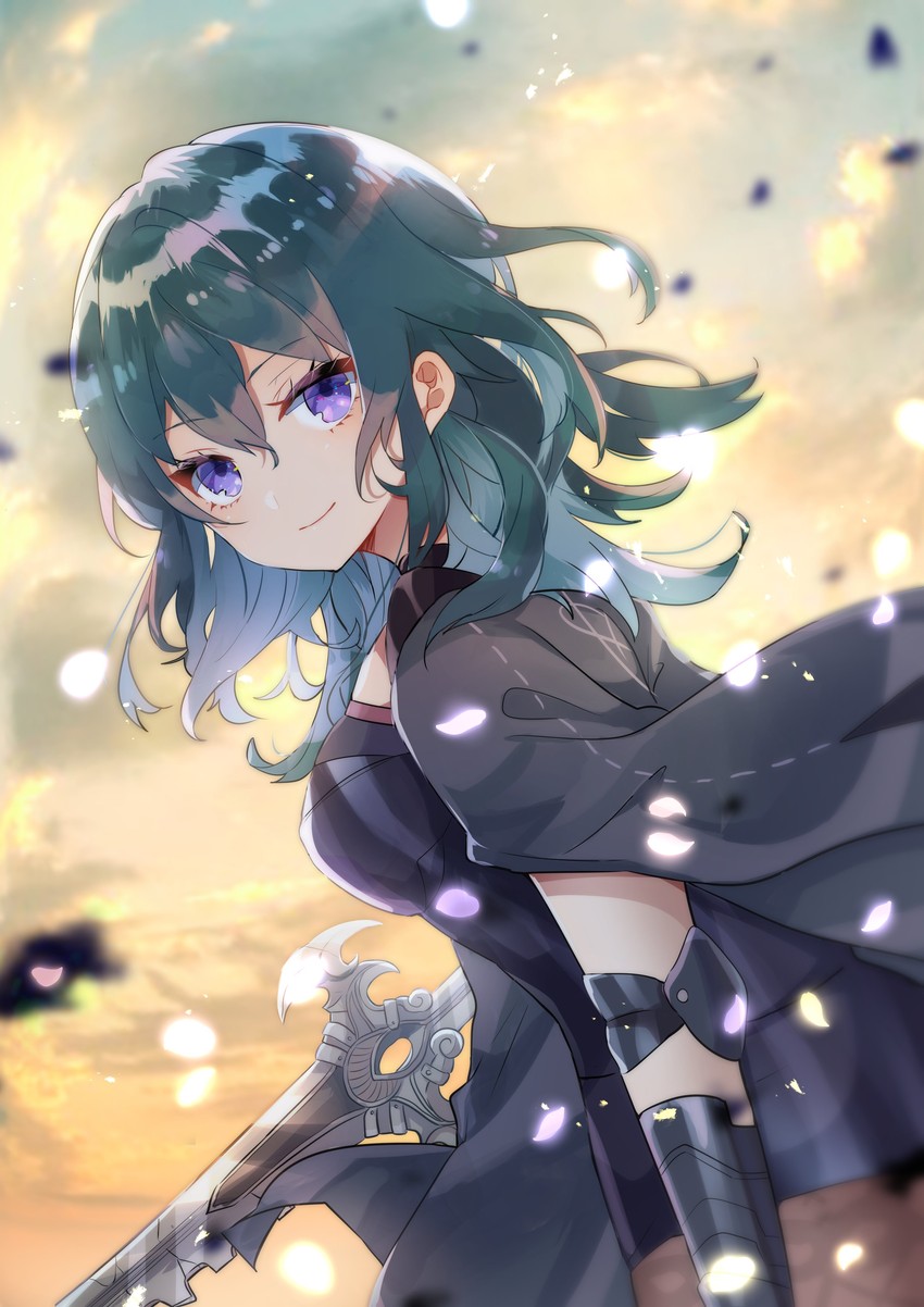 female byleth (fire emblem and 1 more) drawn by yutsuchi
