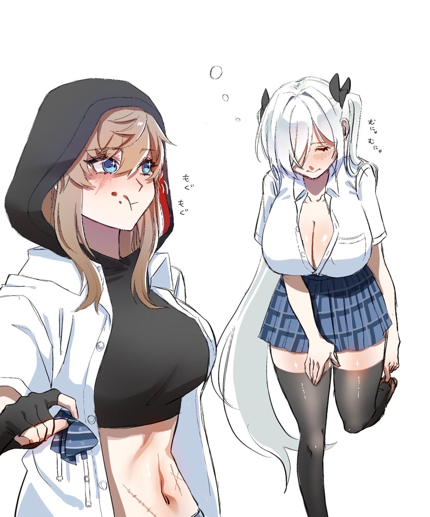 cinderella and grave (goddess of victory: nikke) drawn by piece_888