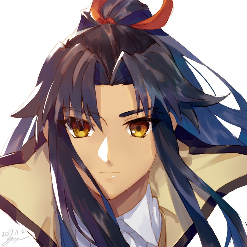 amakusa shirou (fate and 2 more) drawn by goya_(xalbino)