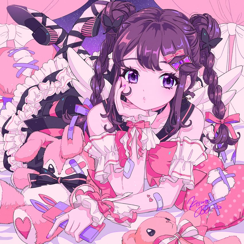 inubousaki shian (denonbu and 1 more) drawn by kisumi_rei