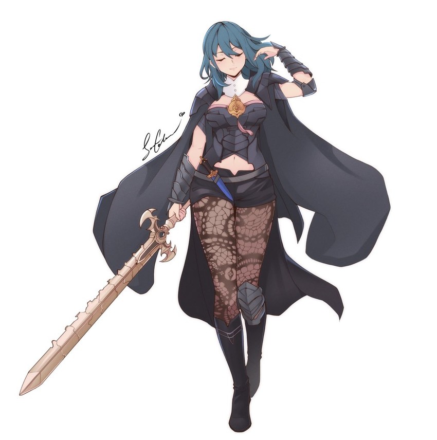 female byleth (fire emblem and 1 more) drawn by senacolada