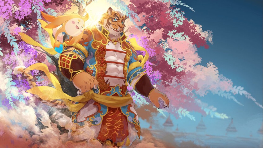 lin hu (gyee and 1 more) drawn by boogbogex