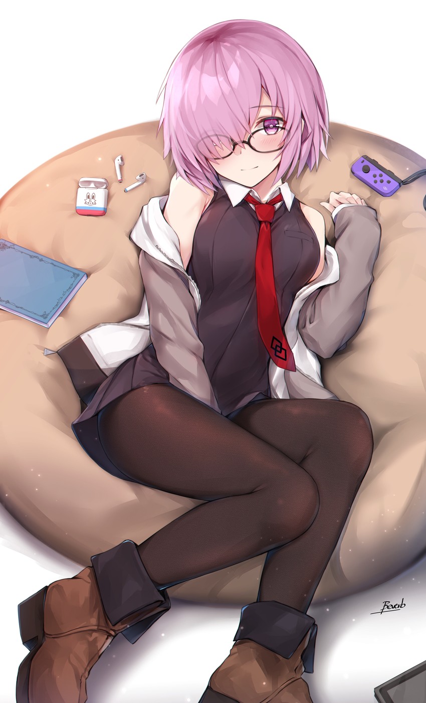 mash kyrielight (fate and 1 more) drawn by bee_doushi
