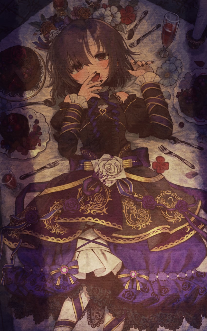 shiragiku hotaru (idolmaster and 2 more) drawn by monakocoa