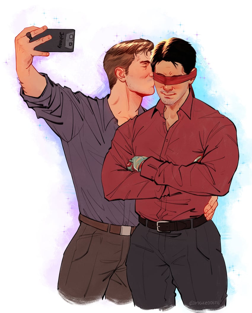 johnny cage and kenshi (mortal kombat and 1 more) drawn by jedmossfeld