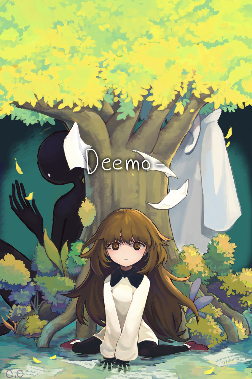 alice, deemo, and masked lady (deemo) drawn by c.c_(fncldk92)