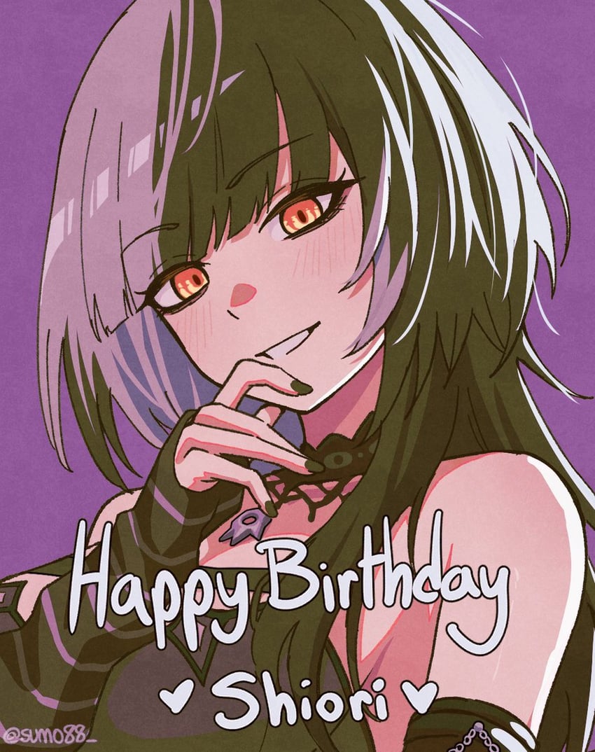 shiori novella (hololive and 1 more) drawn by sumosumo