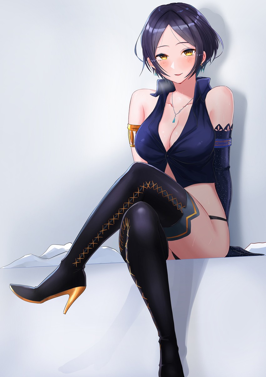hayami kanade (idolmaster and 1 more) drawn by shougun_(chuckni1)