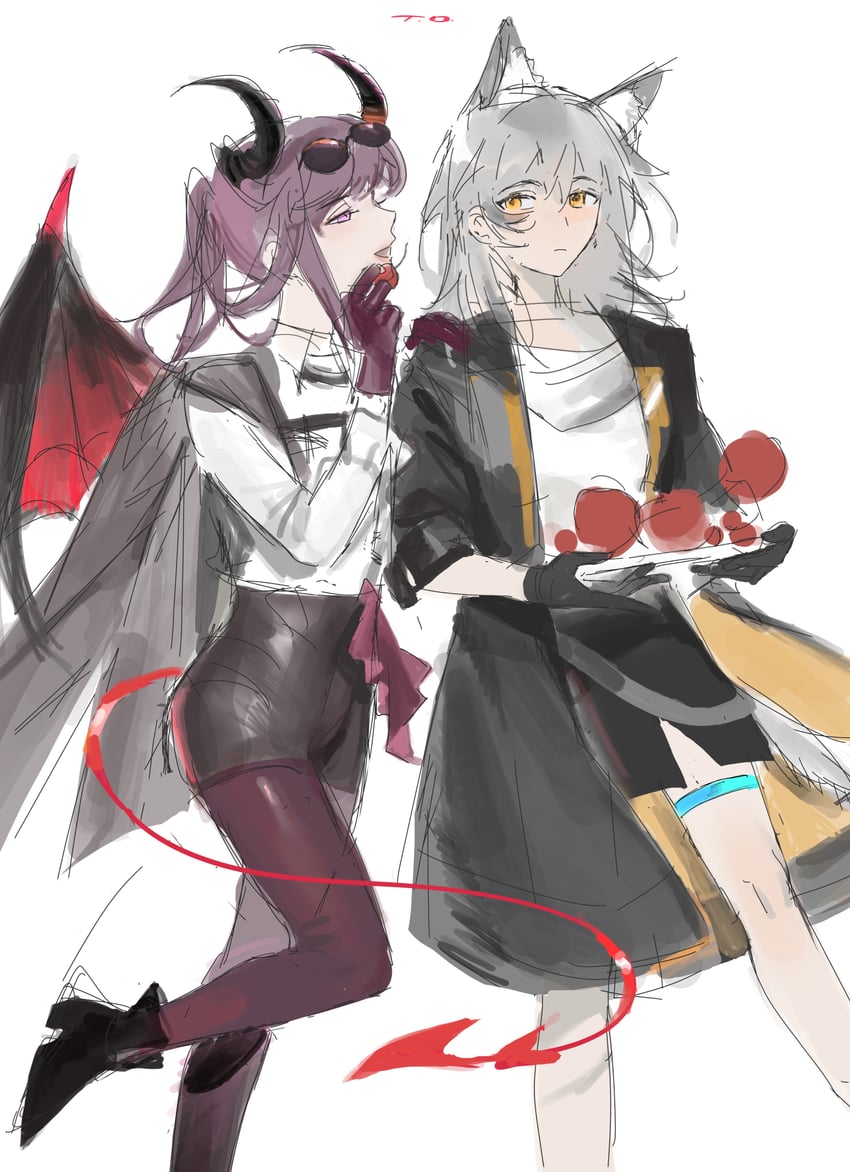 trailblazer, stelle, and kafka (honkai and 1 more) drawn by t.o.