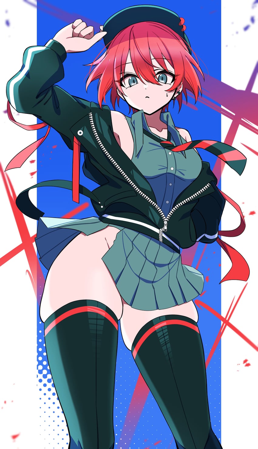hatsune miku and amate yuzuriha (vocaloid and 2 more) drawn by nanashnojo