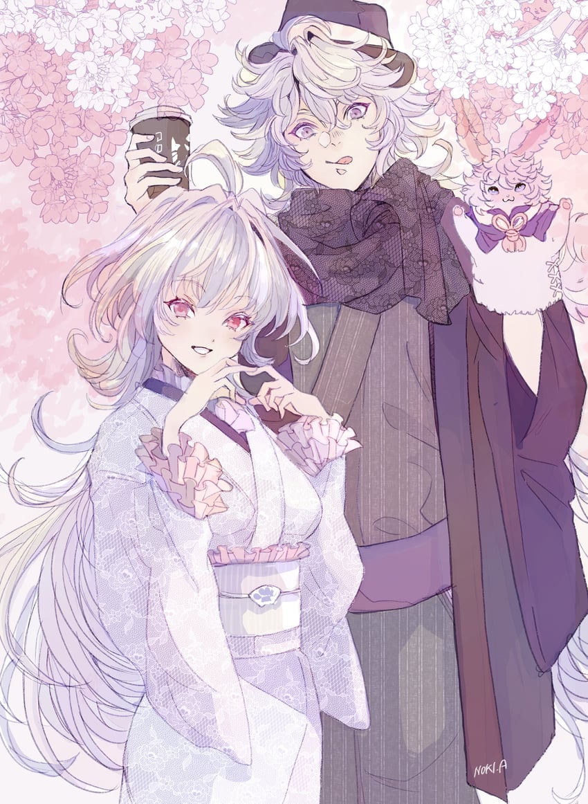 fou and merlin (fate and 1 more) drawn by kinnoashihara