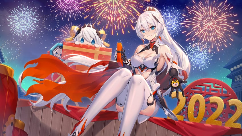 kiana kaslana (honkai and 1 more) drawn by ririko_(zhuoyandesailaer)