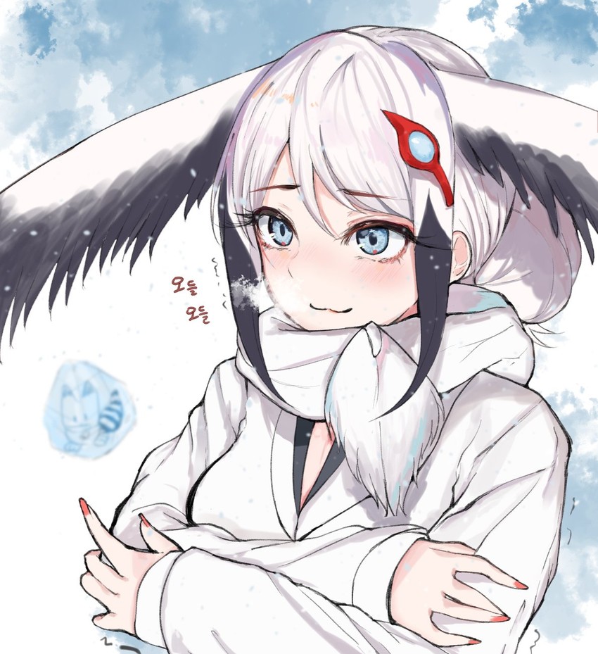 lucky beast and oriental stork (kemono friends) drawn by dnsdltkfkd