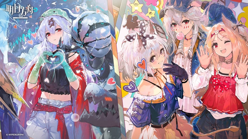 skadi, skadi the corrupting heart, grani, archetto, skadi's seaborn, and 1 more (arknights) drawn by alchemaniac