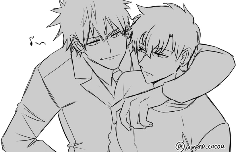 sung jin-woo and kang tae-shik (solo leveling) drawn by akina_(user_htkx7587)